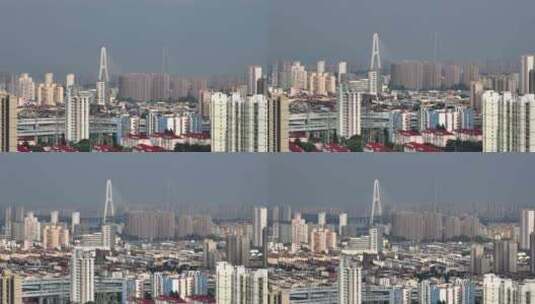 上海浦西建筑航拍高清在线视频素材下载