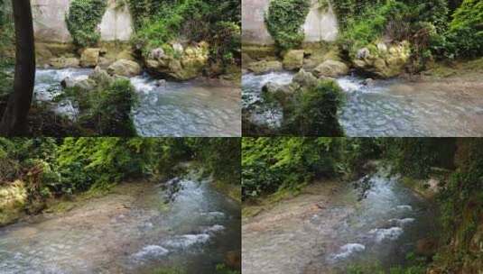 山水河流小溪水湖泊峡谷自然风光高清在线视频素材下载