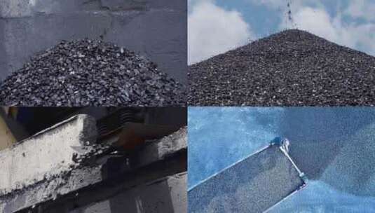 煤炭洗煤开采煤高清在线视频素材下载