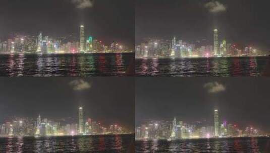 香港维多利亚夜景高清在线视频素材下载