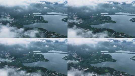 杭州西湖云海高清在线视频素材下载