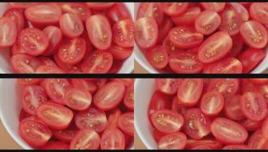 西红柿 番茄 圣女果高清在线视频素材下载