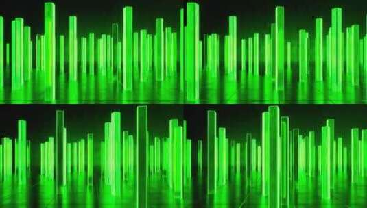 绿色光柱高清在线视频素材下载