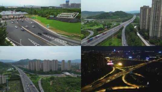 德清县高速入口高清在线视频素材下载