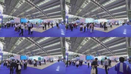 2023中国海洋经济博览会人流延时高清在线视频素材下载