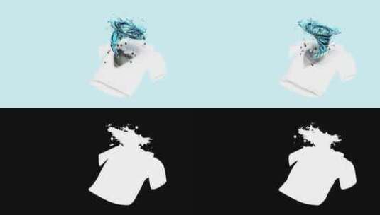 洗衣液衣物除菌3d动画高清在线视频素材下载