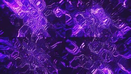 动态液体紫色发光高清在线视频素材下载