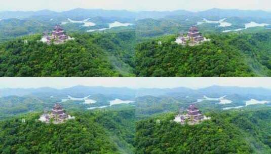 惠州惠城高榜山翠绿大景高清在线视频素材下载