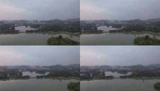 广东惠州西湖景区风景航拍高清在线视频素材下载