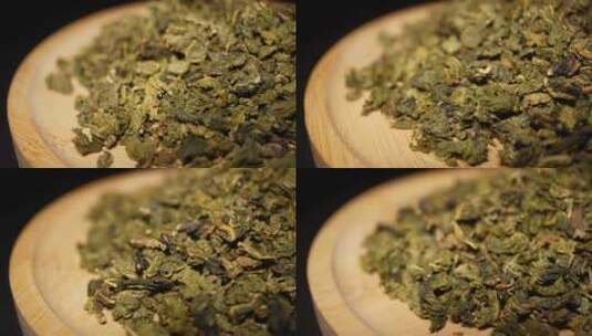 桑叶茶干桑叶花茶中医中药代茶饮高清在线视频素材下载