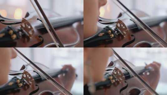 小提琴，小提琴家，女人，小提琴高清在线视频素材下载