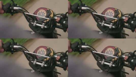 速度计，摩托车，米里萨，斯里兰卡高清在线视频素材下载