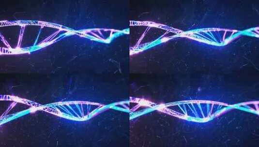 科技 DNA 双螺旋 基因素材 基因编辑高清在线视频素材下载