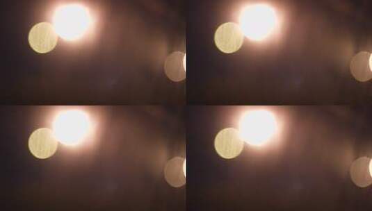 夜晚光晕光斑效果画面高清在线视频素材下载