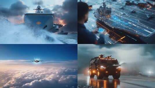 4k高清军事装备武器装备大国重器航母战斗机高清在线视频素材下载