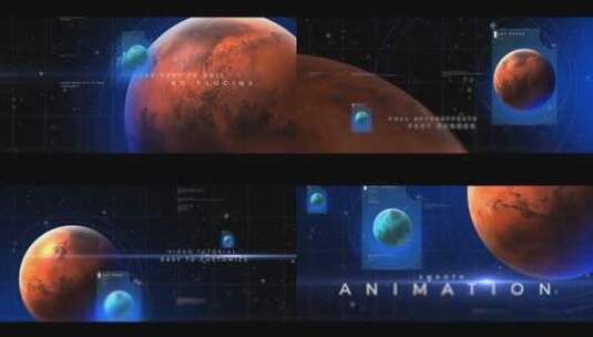新潮科技感火星电影预告片片场AE模板高清AE视频素材下载
