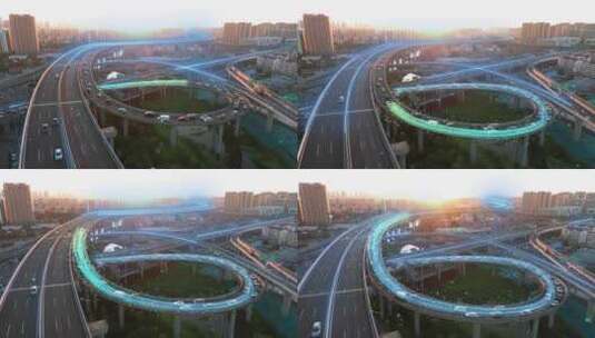 智慧交通 科技交通 科技城市高清在线视频素材下载