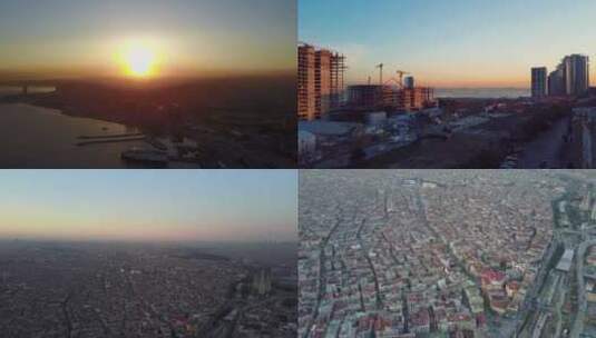土耳其城市航拍高清在线视频素材下载