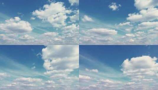 4K-蓝天白云的延时摄影02高清在线视频素材下载