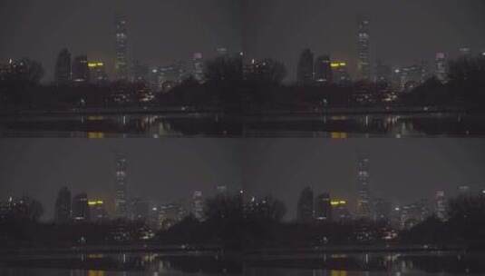 北京中国尊夜景4K高清在线视频素材下载