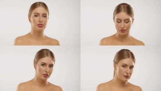 提升美容手术的优雅美唇饱满高清在线视频素材下载