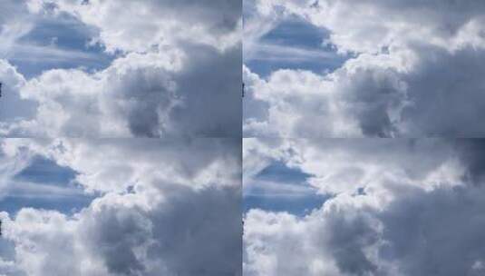 天空中移动的云高清在线视频素材下载
