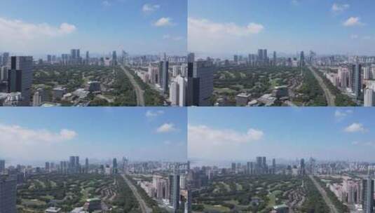 深圳市区航拍高清在线视频素材下载