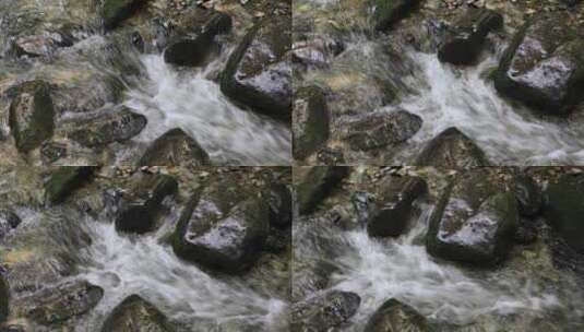 溪水潺潺4K高清在线视频素材下载