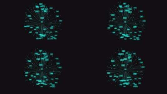 5g科技粒子大数据智慧云plexus01高清在线视频素材下载