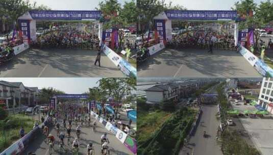 自行车比赛高清在线视频素材下载