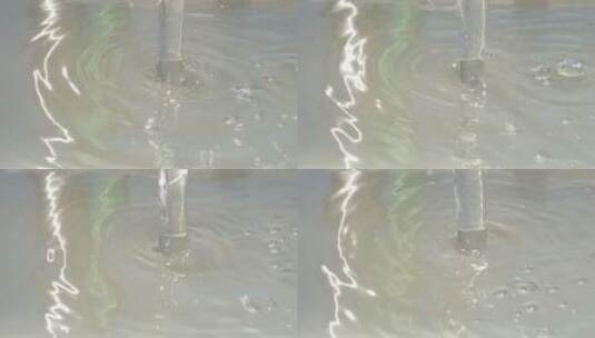 山村清澈的河水水流4K实拍视频 (17)高清在线视频素材下载