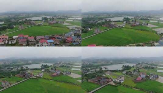 湖南湘潭农业乡村航拍高清在线视频素材下载