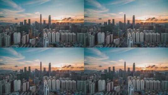 深圳城市夜景高清在线视频素材下载