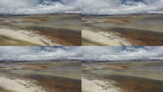 西藏山南哲古湖哲古草原湿地自然风光高清在线视频素材下载