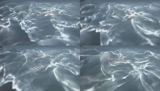 三维海浪波涛汹涌波浪效果高清在线视频素材下载