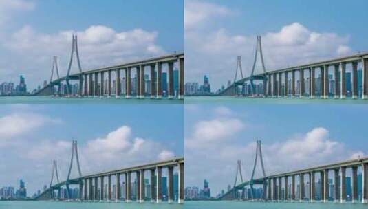 【正版素材】广东湛江海湾大桥高清在线视频素材下载