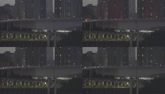 重庆日落下的景色高清在线视频素材下载