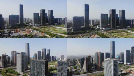 杭州余杭未来科技城高清在线视频素材下载