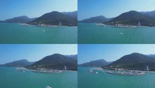 旅游度假海景观光深圳浪骑游艇会G高清在线视频素材下载