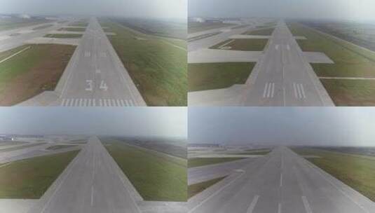 模拟飞机降落高清在线视频素材下载