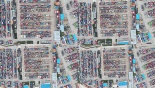集装箱港口货运物流码头运输船运高清在线视频素材下载