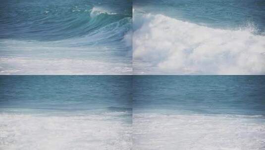 大海海浪升格慢镜头特写高清在线视频素材下载