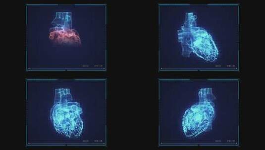 科技心脏高清在线视频素材下载
