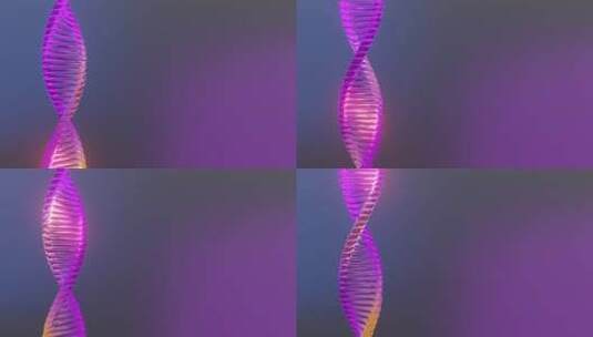 3D 渲染DNA科学医学动画4K高清在线视频素材下载