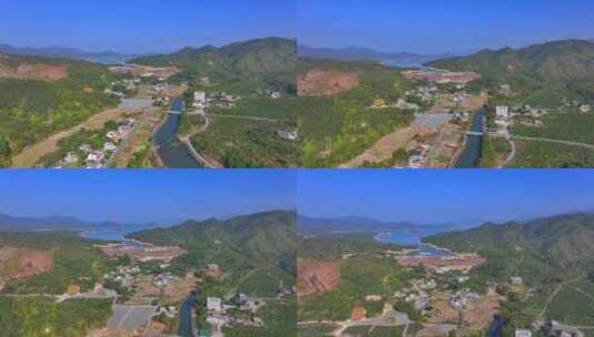惠州惠东白盆珠横江村大景 8高清在线视频素材下载