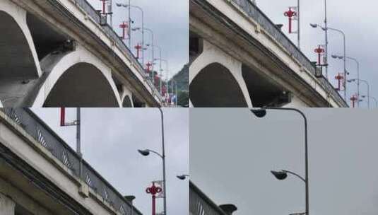 桂林解放桥高清在线视频素材下载