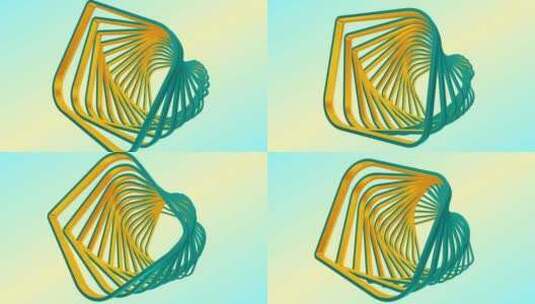 三维几何移动背景高清在线视频素材下载