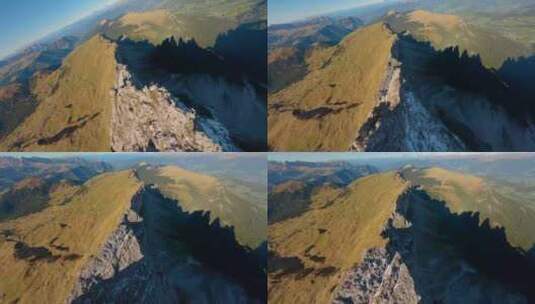 Dolomites，意大利，山， Fpv高清在线视频素材下载