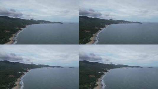 广东汕头南澳岛十里银滩高清在线视频素材下载