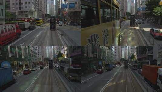 香港城市建筑交通高清在线视频素材下载